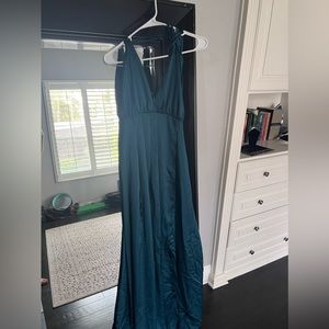 teal/green dress never worn from Amazon